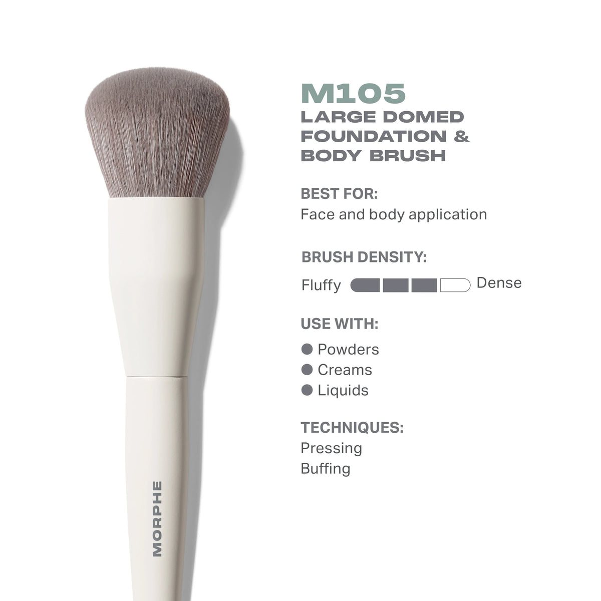 M105 Large Domed Foundation & Body Brush