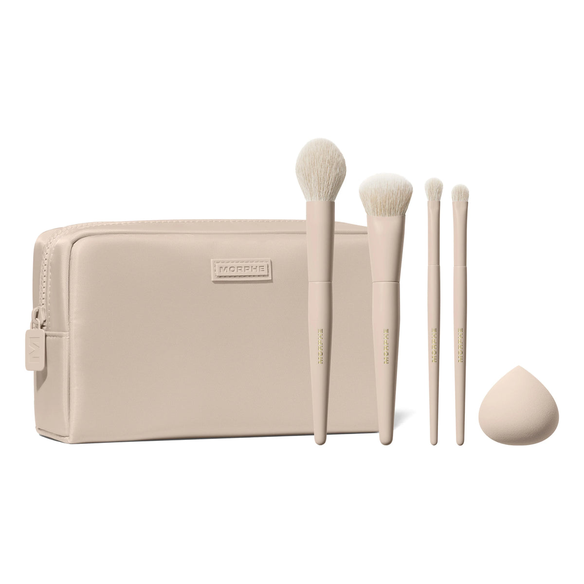 Oat Latte 5-Piece Face & Eye Brush Set